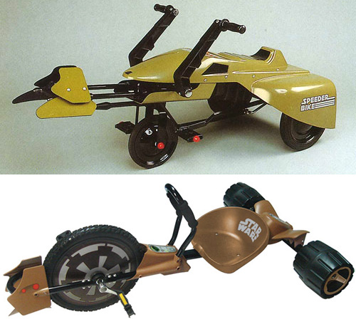 Ride-On Speeder Bikes (Images courtesy StarWars.com)