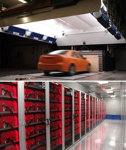 Anti Flicker Crash Test Lighting (Images courtesy Nectar Design)