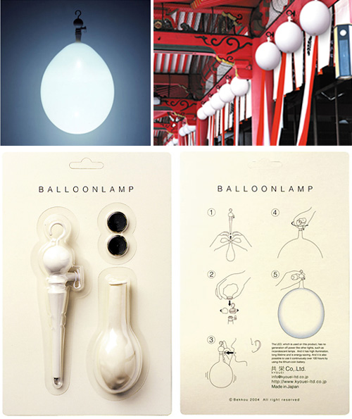 balloon_lamps Balloon Lamp (Images courtesy the Japan Trend Shop)