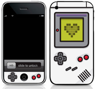 Monochrome Game Boy iPhone Skin