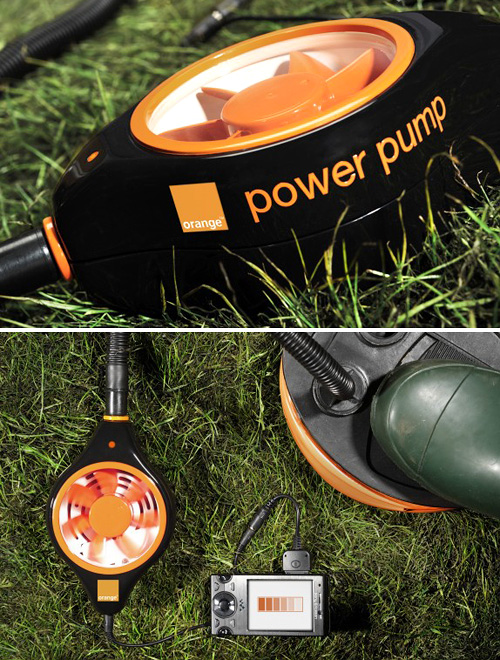 Orange Power Pump (Images courtesy Orange)