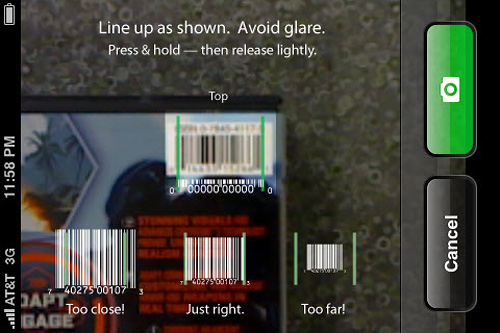 RedLaser (Image courtesy Occipital)