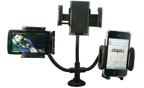 gooseneck Super Universal Car Mount for Phone, GPS, iPhone, iPod... (Image courtesy USBFever.com)