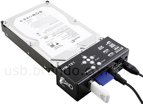 SATA HDD Multi-Media Player Adapter (Image courtesy USB.Brando.com.hk)
