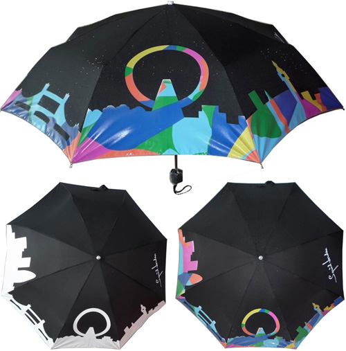SquidLondon Hydrochromatic Umbrella (Images courtesy SquidLondon)