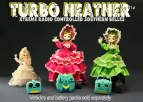 Turbo Heather - Xtreme Radio Controlled Southern Belles (Image courtesy YouTube)
