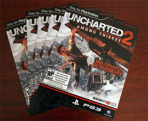 Uncharted 2: Among Thieves Beta Keys