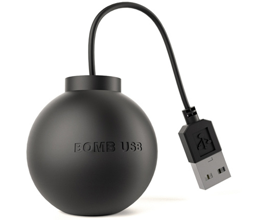 bomb_usb Bomb USB Memory (Image courtesy Joel Escalona Studio)