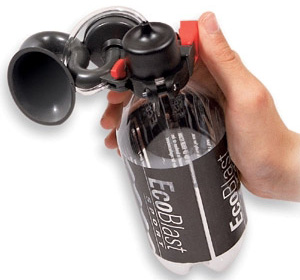 EcoBlast Rechargable Air Horn (Image courtesy Things You Never Knew Existed)