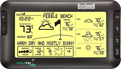 golffxi Bushnell Golf FXi Weather Forecaster (Image courtesy Uncrate)