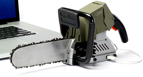 isaw i.Saw USB-Powered Chainsaw (Image courtesy USBChainsaw.com)