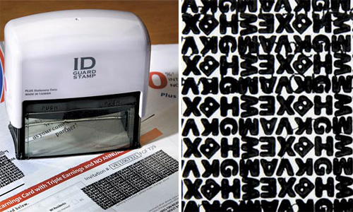 ID Guard Stamp (Images courtesy Improvements Catalog)