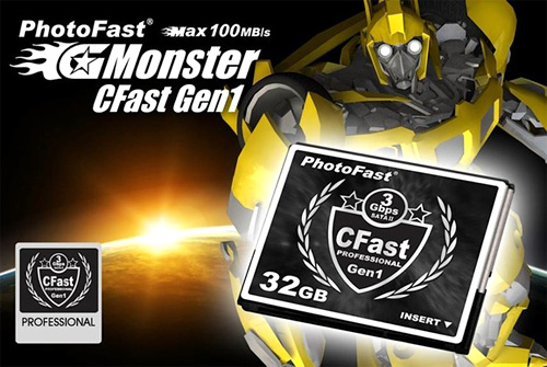 photofast_cfast PhotoFast CFast Gen1 (Image courtesy Akihabara News)