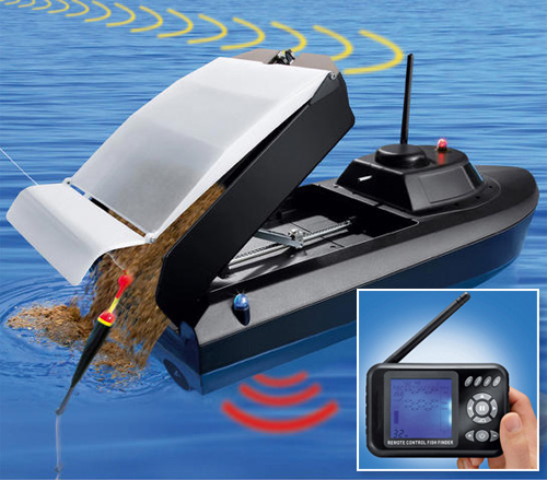 Buy Remote Control Boats Online Remote Control Chum-Dumping Boat Is Probably Not A Toy | OhGizmo!
