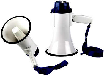 Recordable Supporter's Megaphone (Image courtesy Otherland Toys)
