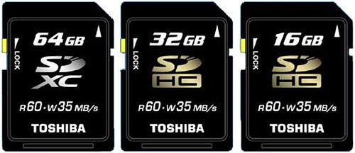 toshiba_sdxc Toshiba SDXC Cards (Image courtesy Akihabara News)