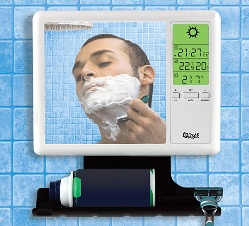 Weather Station Shower Mirror (Image courtesy Taylor Gifts)
