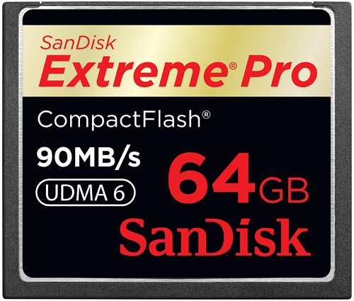 The Extreme Pro CompactFlash Compact Flash Card. The Extreme Pro CompactFlash