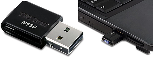 trendnet_wirelessn Trendnet TEW-648UB Mini Wireless N Adapter (Images courtesy Trendnet)