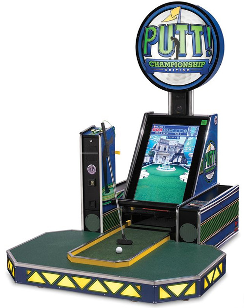 Video Arcade Miniature Golf Game (Image courtesy Hammacher Schlemmer)