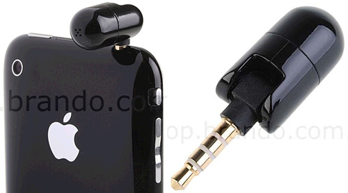 Brando Workshop Flexible Mini Capsule Microphone for iPhone 3G S (Images courtesy Brando)
