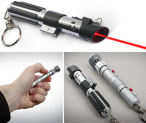 Star Wars Lightsaber Laser Pointer (Images courtesy ThinkGeek)