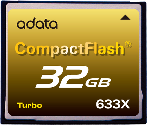 A-DATA Releases The Industry’s Fastest CF Card At 633X A-DATA Releases The Industry’s Fastest CF Card At 633X