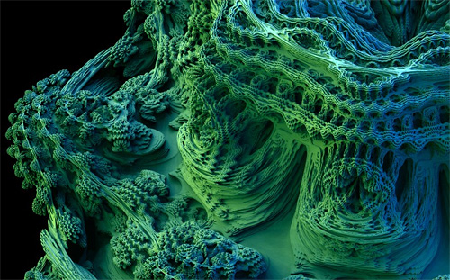 mandelbrot3d 3D Mandelbrot (Image courtesy Skytopia)