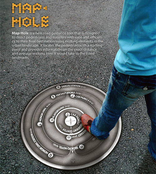 Map-Hole (Image courtesy Yanko Design)