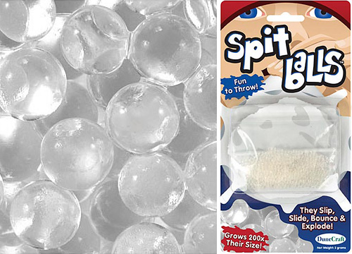 Spit Balls (Images courtesy Edmund Scientific)