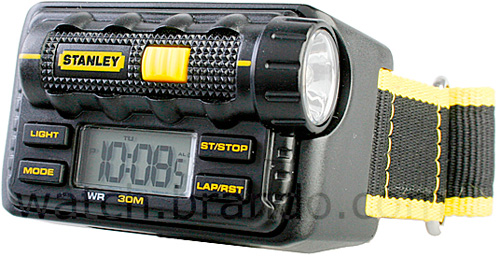 Stanley LED Torch Watch (Image courtesy Brando)