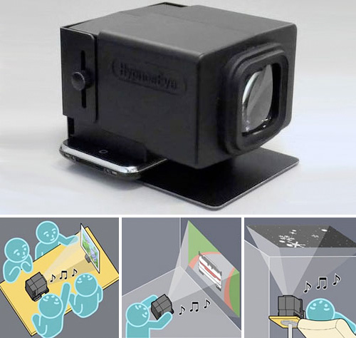HypnosEye Projector and Screen Set (Images courtesy Japan Trend Shop)
