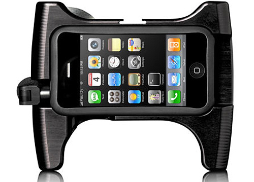 OWLE iPhone Video/Audio Rig (Image courtesy ThinkGeek)