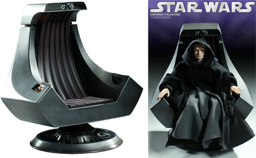 star wars emperor chair. The Imperial Throne 1:6 Scale (Images c**rt*sy StarWarsShop.com)