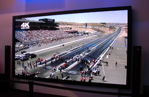 Panasonic's 152-Inch 4096x2160 Ultra HD Plasma Display (Image property OhGizmo!)