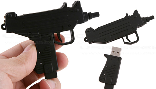 uzi machine gun. Machine Gun USB Drive (Images