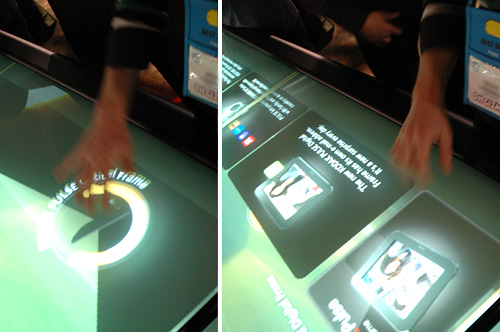 Kodak's Giant Multi-touch River (Images property OhGizmo!)