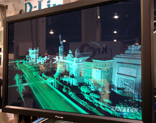 Navteq's LIDAR Data (Image property OhGizmo!)