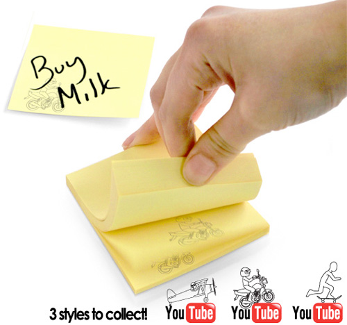 Flip Book Sticky Notes (Image courtesy SUCK UK)
