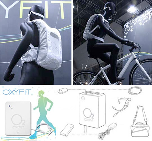 Oxyfit Personal Oxygen Booster (Images courtesy the Japan Trend Shop)