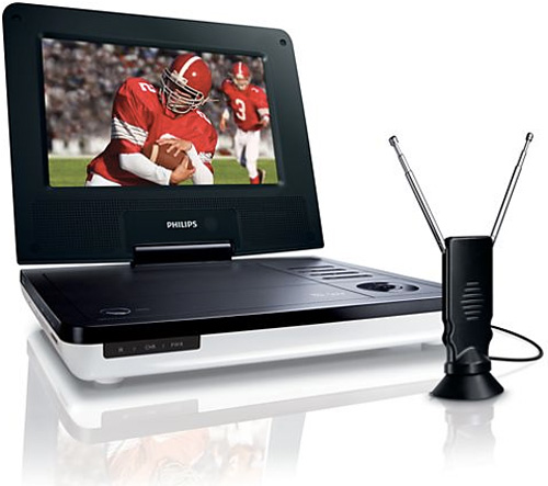 Philips Portable DVD Player With Digital TV Tuner (Image courtesy Philips)
