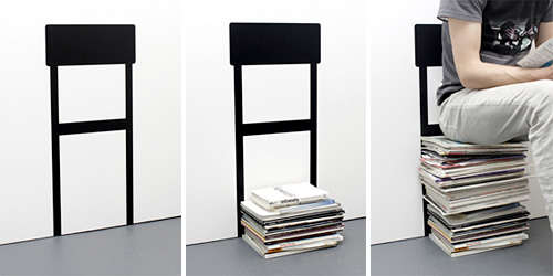 Stack Chair Wall Decal (Image courtesy Hidden Art Shop)