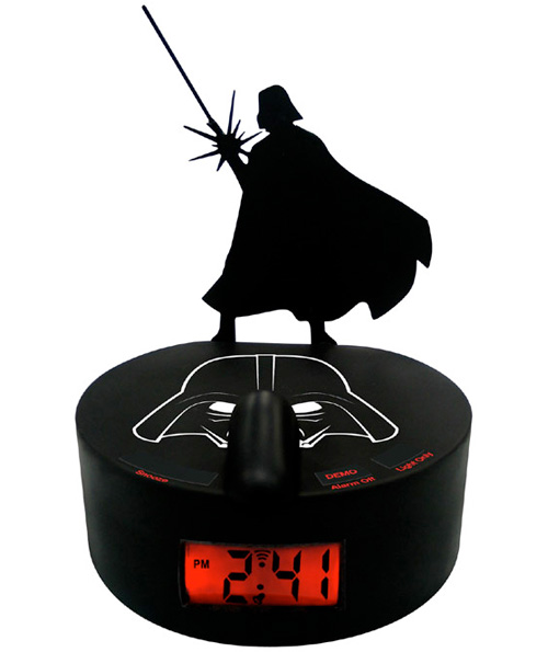 Darth Vader Shadow Alarm Clock (Image courtesy StarWarsShop.com)
