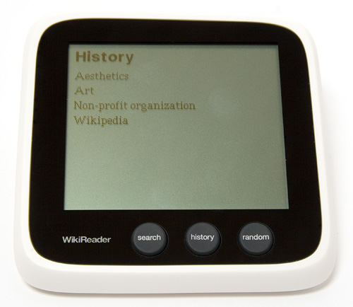 Openmoko WikiReader (Image property OhGizmo!)