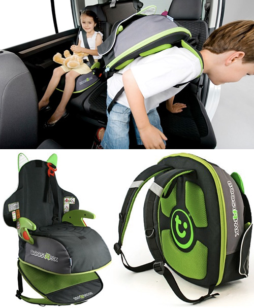 BoostApak Says To Your Kid – “You’re The One Who Needs The Booster Seat, You Carry It”