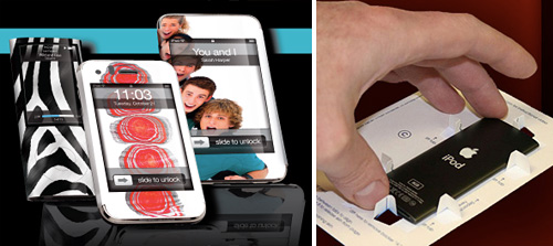 iaPeel Inket Printable iPod & iPhone Skins (Images courtesy iaPeel)