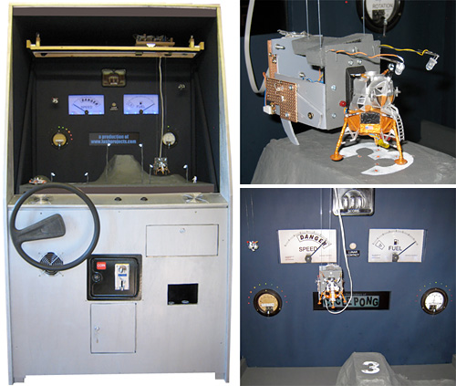 Amazing Real-Life Lunar Lander Arcade Machine