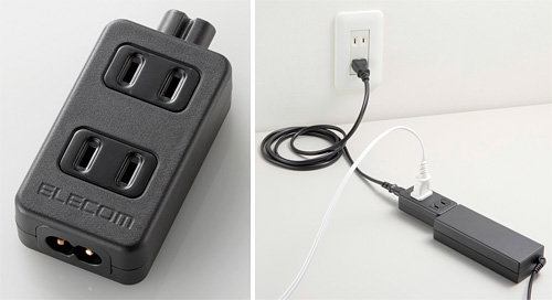 Elecom Power Strip Adapter (Images courtesy Elecom)
