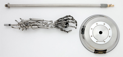 Biomechanical Mic Stand (Image courtesy Wired)