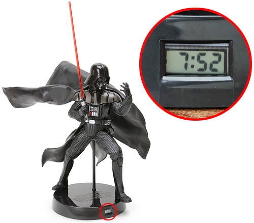 Darth Vader Japanese Desk Clock (Images courtesy ThinkGeek)